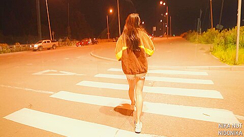 This Is Trash – In Search Of A Millionaire In The Ghetto – Blowjob In A Vacation Point At Night Exclusive Nigonika 2024