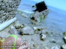 Brazilian MILF Manuella Pimenta fucked at the beach – MMM100
